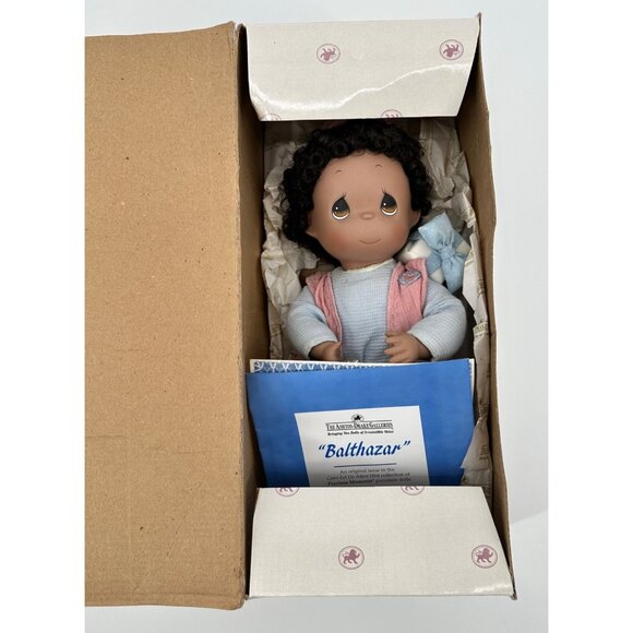 The Ashton-Drake Galleries Authentic Wise Men Balthazar Porcelain Doll 1999 - Picture 3 of 9